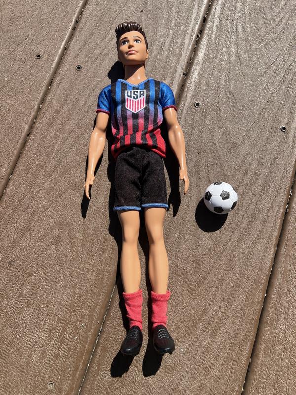 Soccer Player and ball
