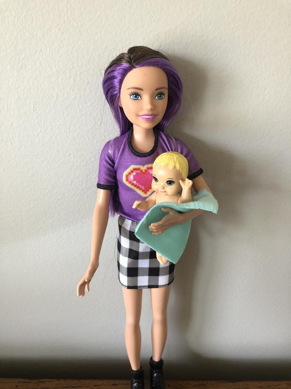 Barbie skipper best sale purple hair