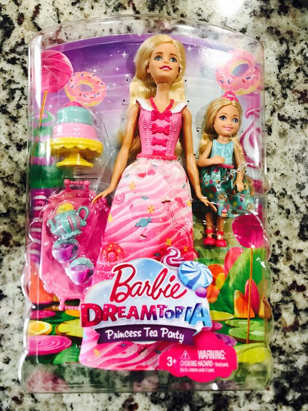 barbie dreamtopia dolls and tea party playset