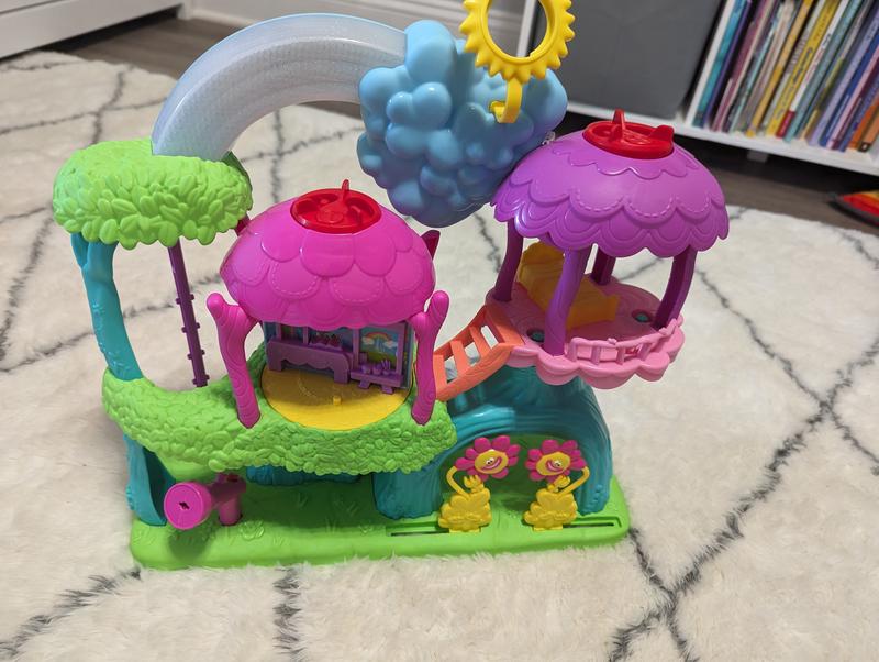 Imaginext Trolls Lights and Sounds Rainbow Treehouse Bundle