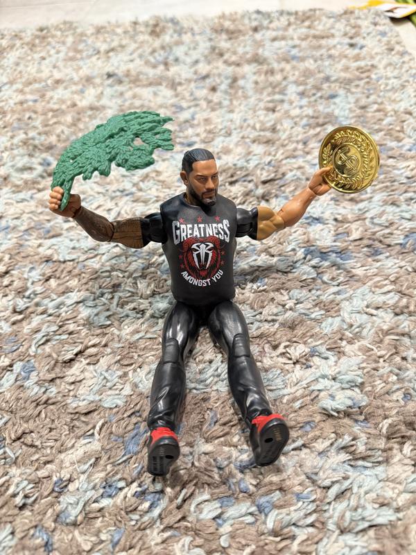 The figure can hold tons of little toys in his hands!