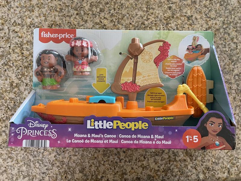 Little People Disney Princess Moana and Maui's Canoe