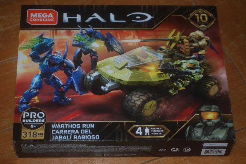 halo mega construx warthog run