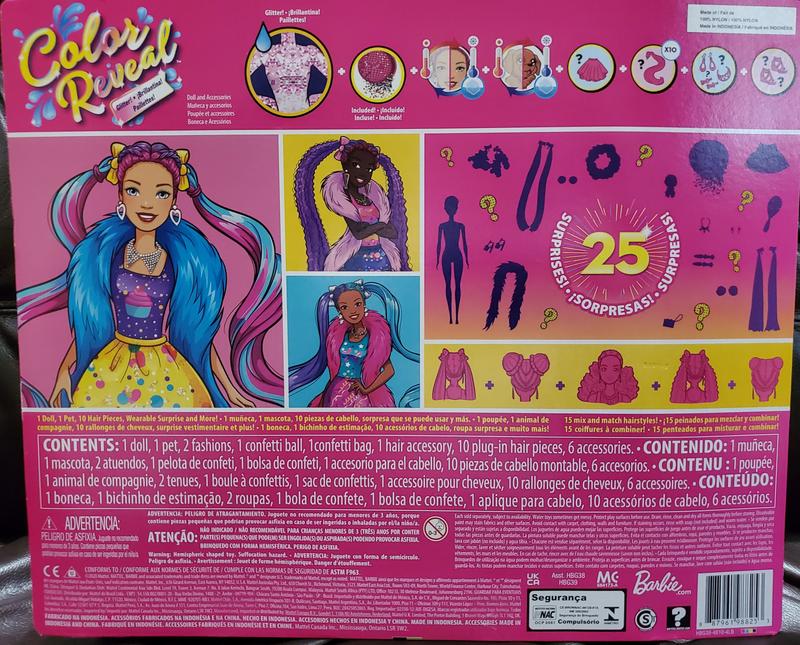 BARBIE COLOR REVEAL GLITTER 25 SORPRESE