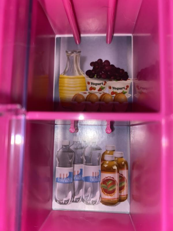 Barbie fridge with food online