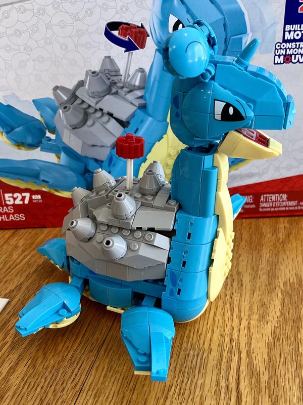 Mega Pokemon Lapras Building Toy Kit With Action Figure - 527pcs