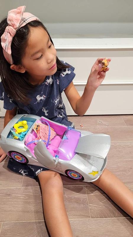 Kid checking out the car