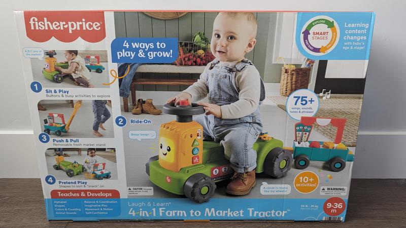 Fisher-price Laugh & Learn 4-in-1 Farm To Market Tractor : Target