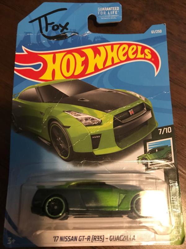 hot wheels nissan gtr r35 guaczilla