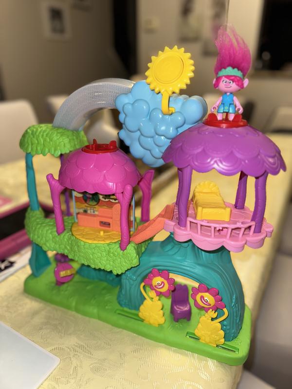 Imaginext Trolls Lights and Sounds Rainbow Treehouse Bundle