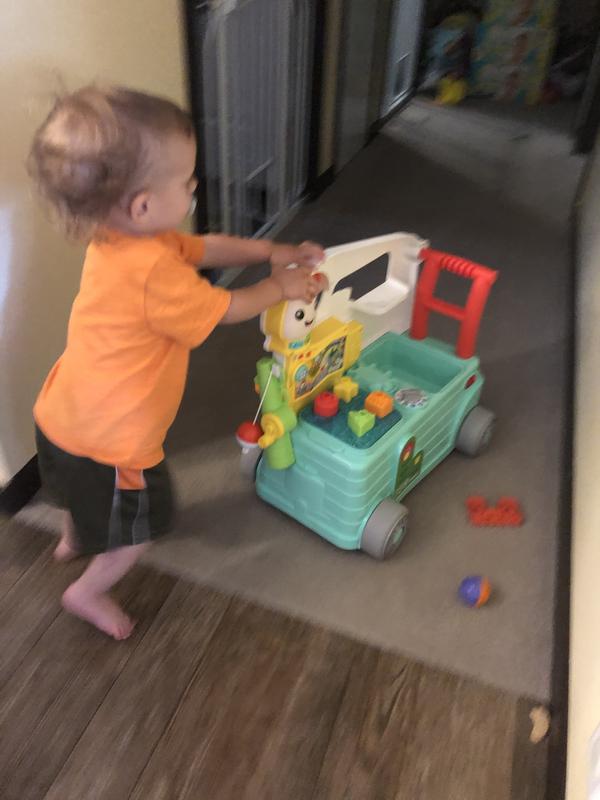 He wouldn’t stop pushing it long enough for me to get a non-blurry picture.