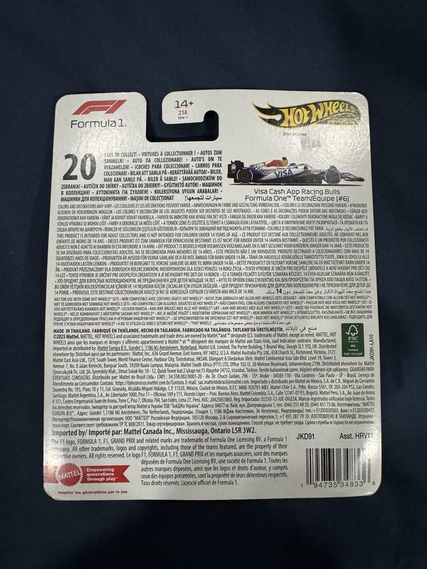 Back of package