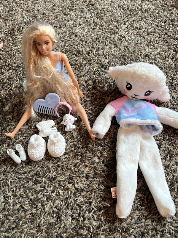 Barbie Cutie Reveal Doll & Accessories, Lamb Plush Costume & 10 Surprises  Including Color Change, “Dream” Cozy Cute Tees