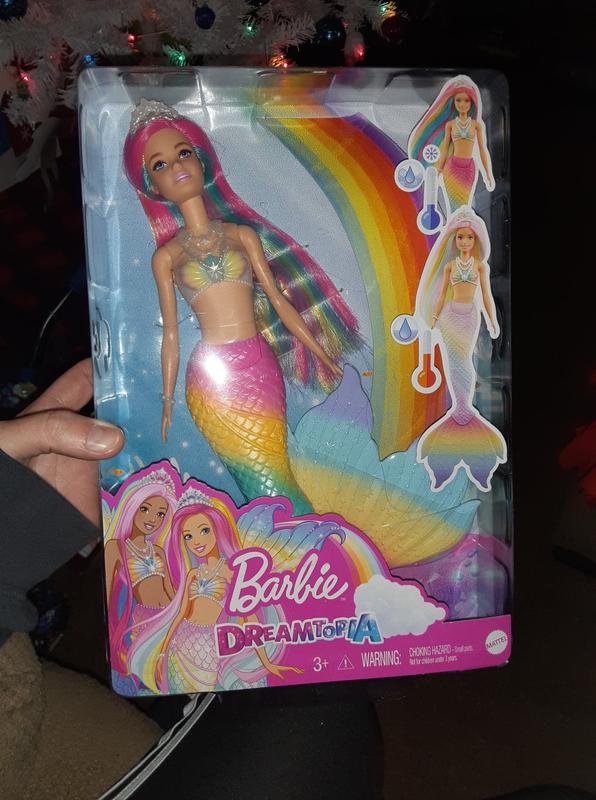 Barbie sirène, dreamtopia, poupée arc-en-ciel, poupée de