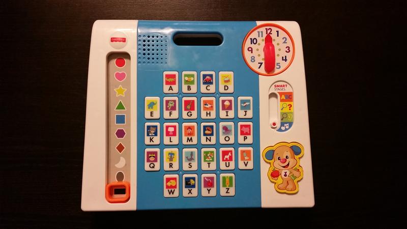 Fisher price laugh and learn puppy's hot sale a to z smart pad