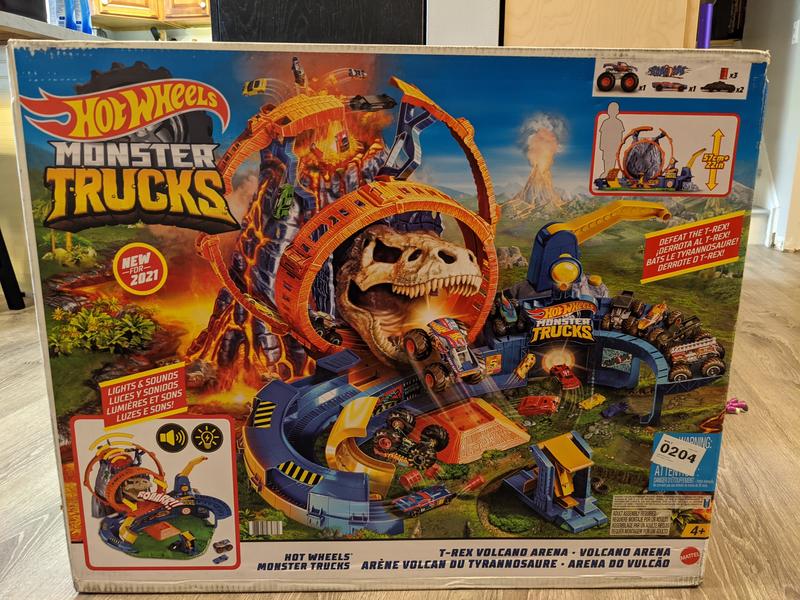 Hot Wheels Monster Trucks - Le Volcan du T-Rex