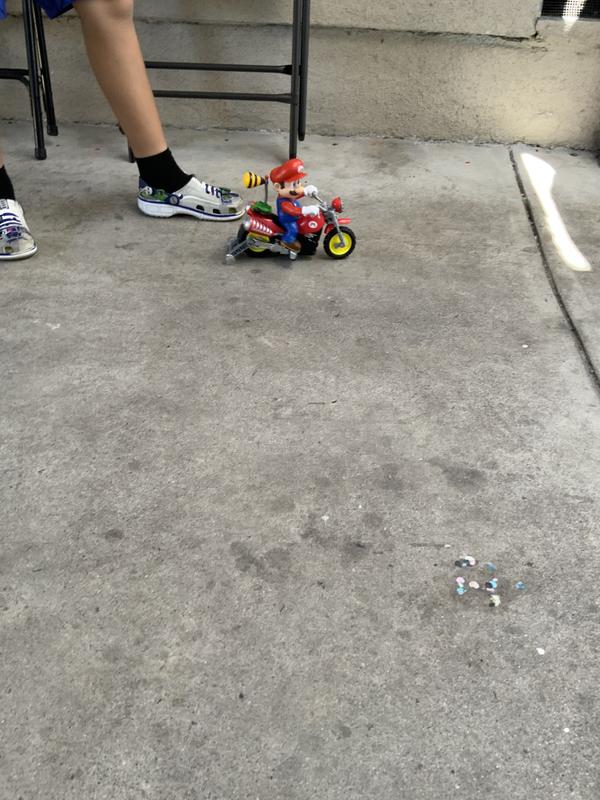 Practicing driving and controlling bike
