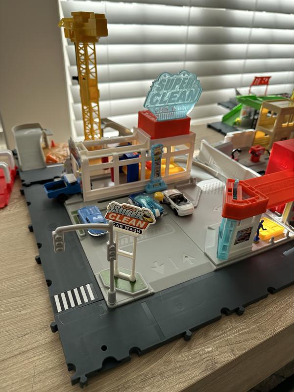 Matchbox Cars Playsets, Car Wash with Car