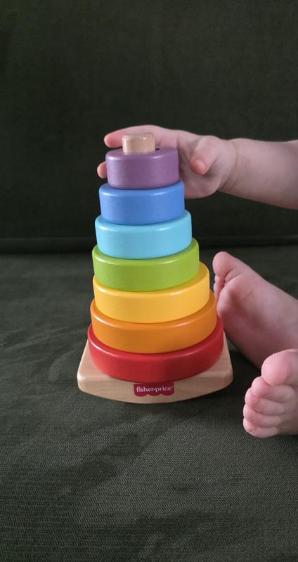 Customer photo for "Wooden rock-a-stack"