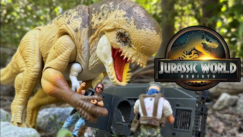 Jurassic World Rebirth Rumble N Rampage Distortus Rex Dinosaur Toy in ...