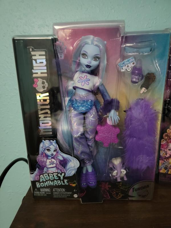 Monster High Doll Abbey Bominable G3 Articulated 2023 Gen 3 Mattel HNF64  New