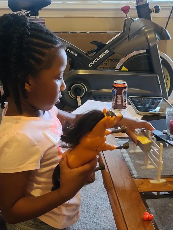 Spirit is about to eat.