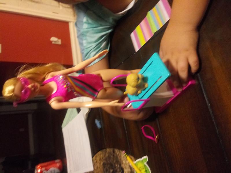 Barbie swim n dive doll hot sale