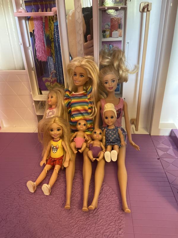 Barbie Cutie Reveal Cozy Cute Tees Series Chelsea Doll & Accessories, Plush  Teddy Bear, Brunette Small Doll