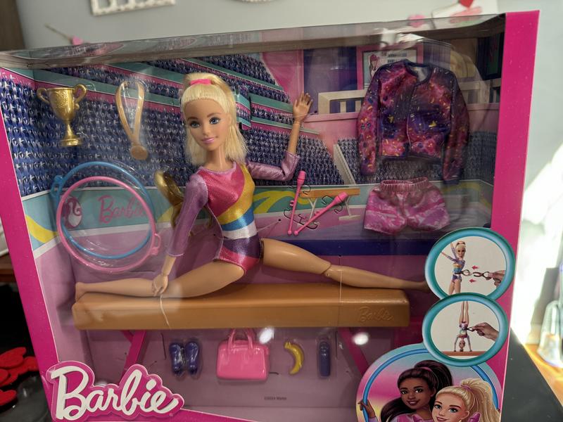 Barbie gymnastics online playset