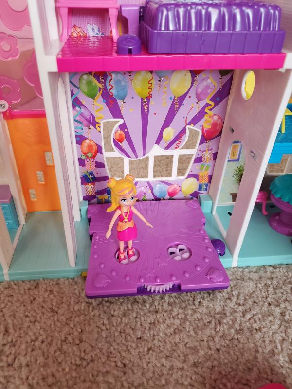 Polly Pocket Coffret Restaurant Chat, Transformable En Sac À Main, 2  Figurines Polly Pocket Et Plus