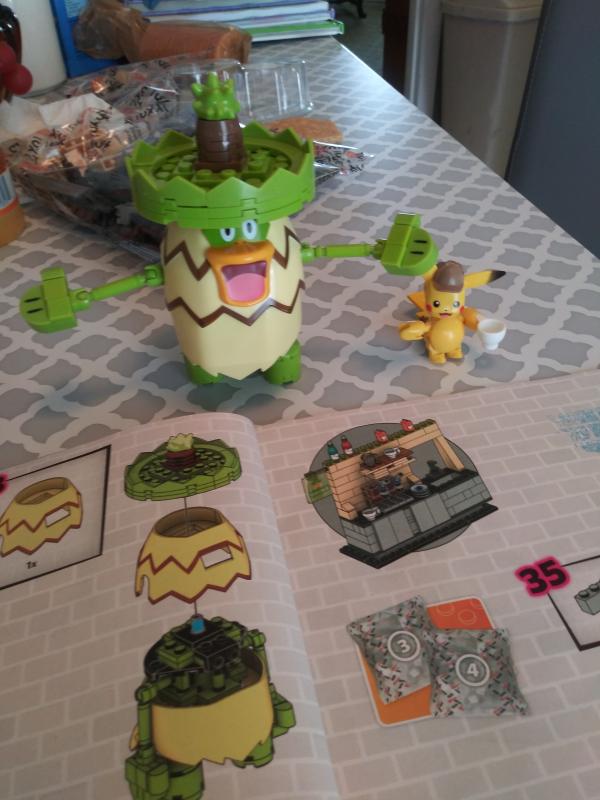 Pokemon MEGA Construx Detektiv Pikachu Hi-Hat Cafe GGK27 Contstuction Spielset 