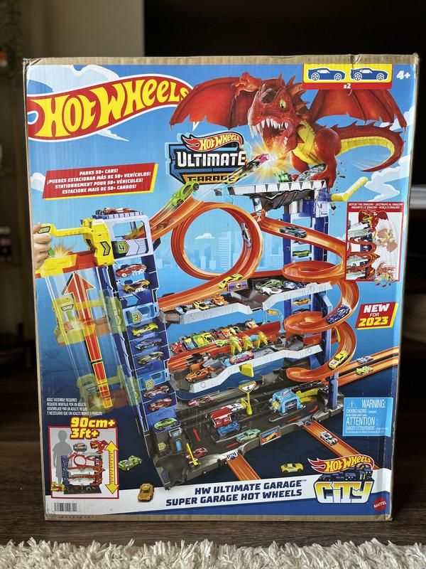 Hot Wheels City Ultimate Garage Playset With 2 Die-Cast Cars, Toy Storage  For 50+ Cars