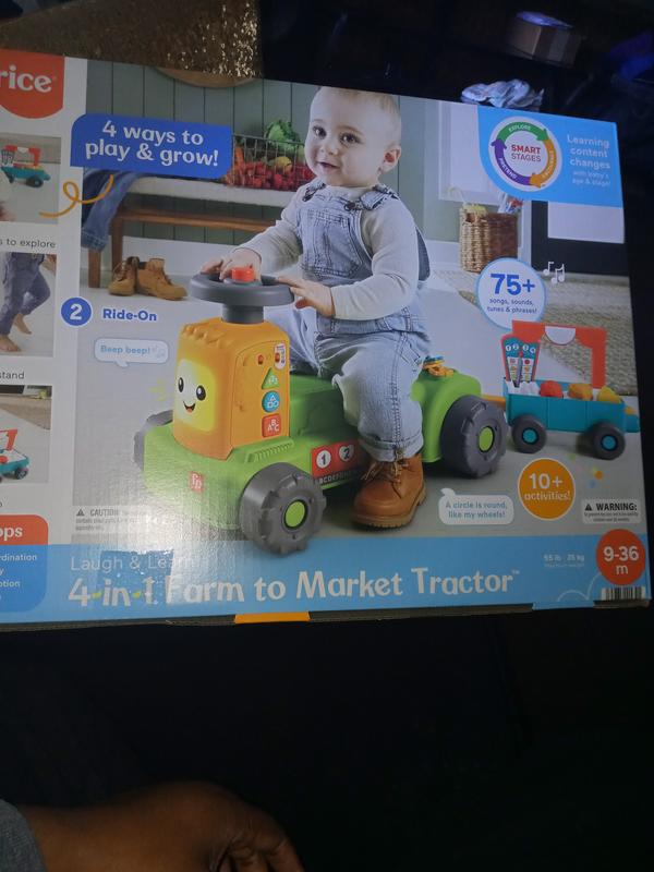 Fisher-Price - Porteur Mon Tracteur de la Ferme 4-en-1