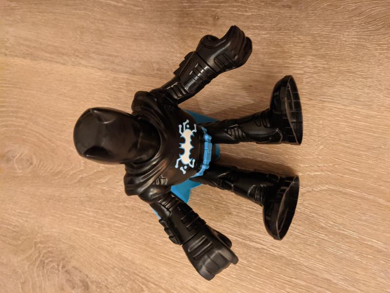 Head, arms, hands, legs all rotate