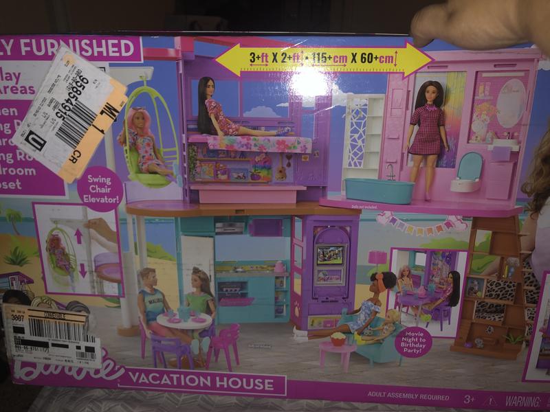 Barbie Vacation House & Doll Playset