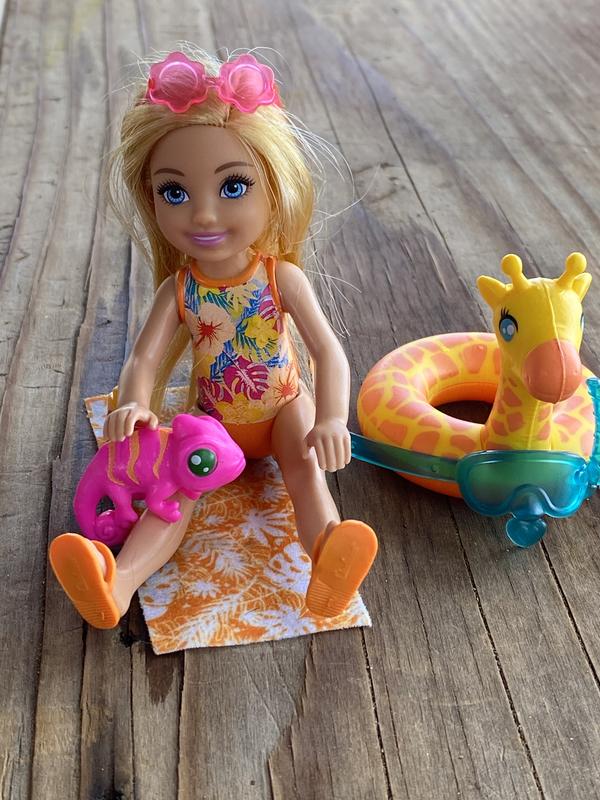 Barbie and Chelsea The Lost Birthday Playset with Chelsea Doll (Blonde,  6-in), Jungle Pet, Floatie and Accessories, Gift for 3 to 7 Year Olds