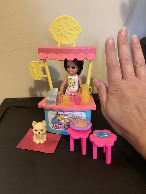 Barbie club chelsea ice cream cart doll & online playset