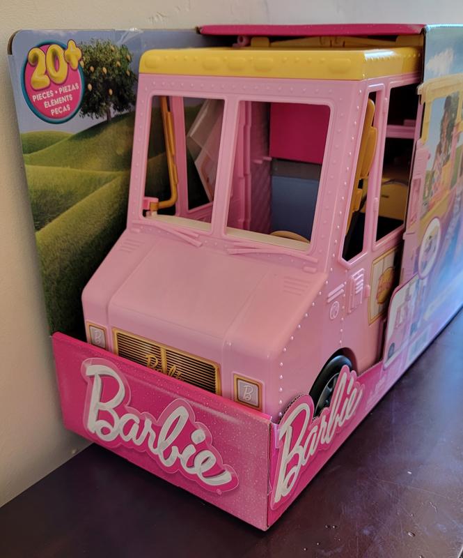 Pink barbie food discount truck car toy