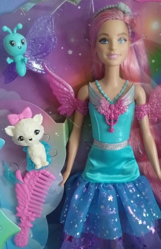 Barbie malibu Doll With Two Fairytale Pets From Barbie A Touch