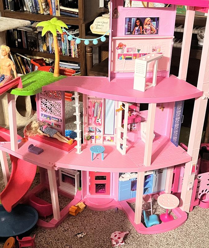 Barbie Dreamhouse (3.75-Ft) Dollhouse With Pool, Slide, Elevator, Lights &  Sounds 