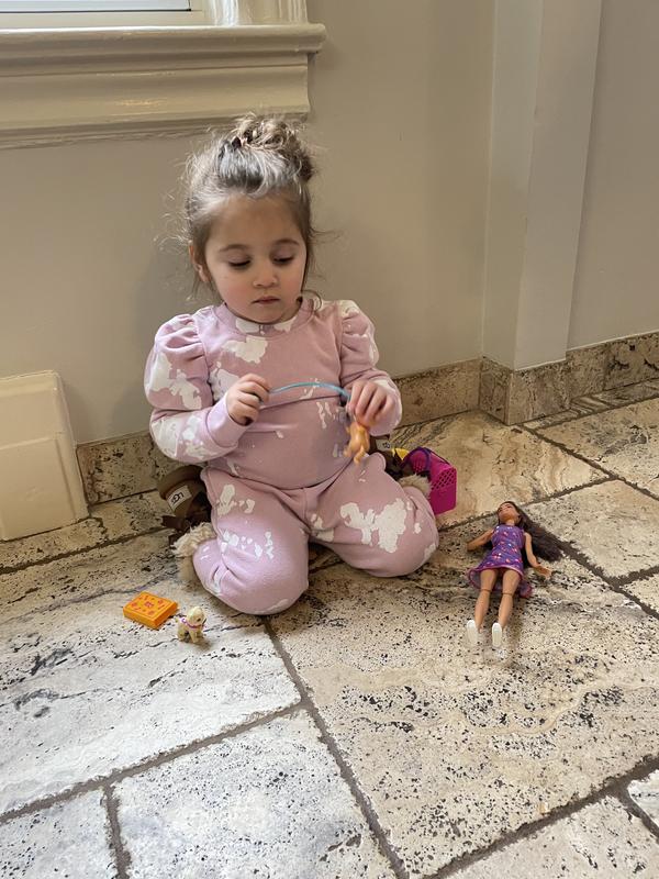 Elliana loved her Barbie