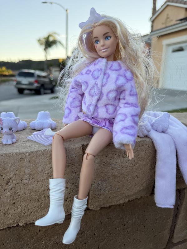 Barbie Relaxing in Her Comfortable New Jacket
