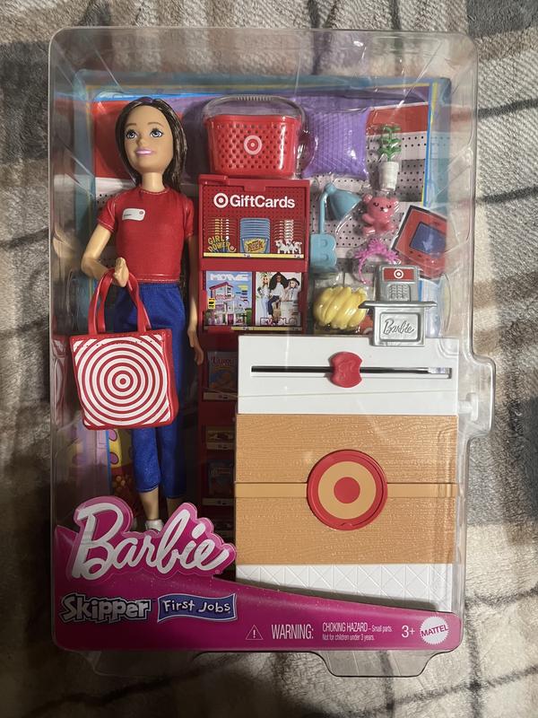 Barbie Toys | Skipper Doll and Target First Jobs Set | MATTEL