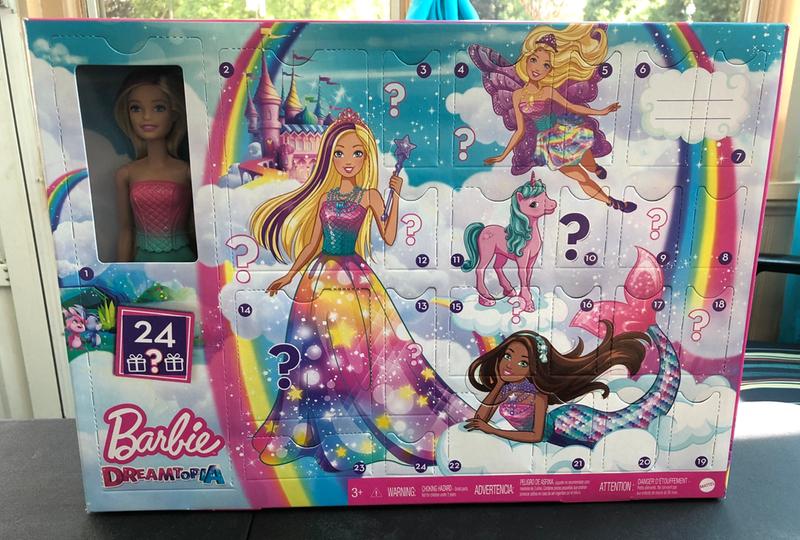 Barbie Dreamtopia Advent Calendar in box