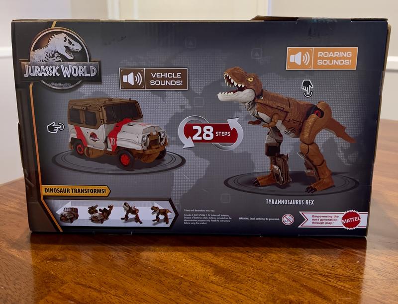 Jurassic World Fierce Changers Chase 'N Roar Tyrannosaurus Rex Action Figure