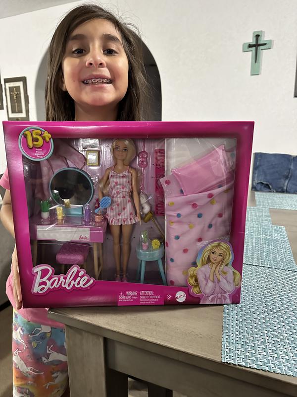 Barbie La Chambre de Barbie Coffret poupée, meubles et accessoires