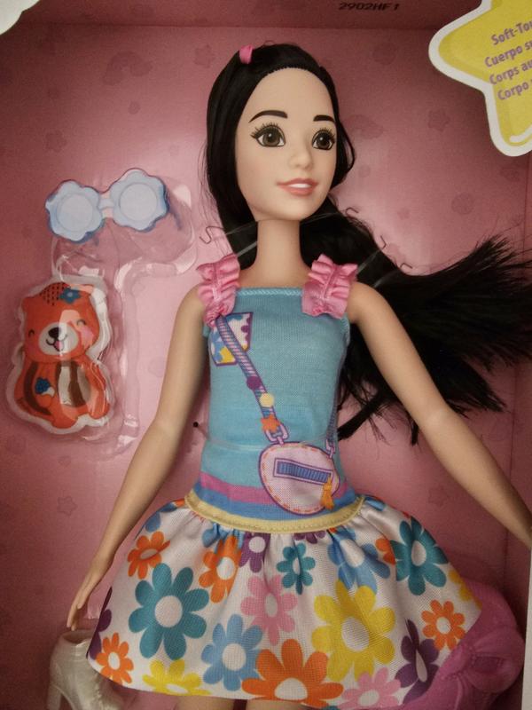 Barbie-Ma Première Barbie-Poupée Renee cheveux noirs lisses