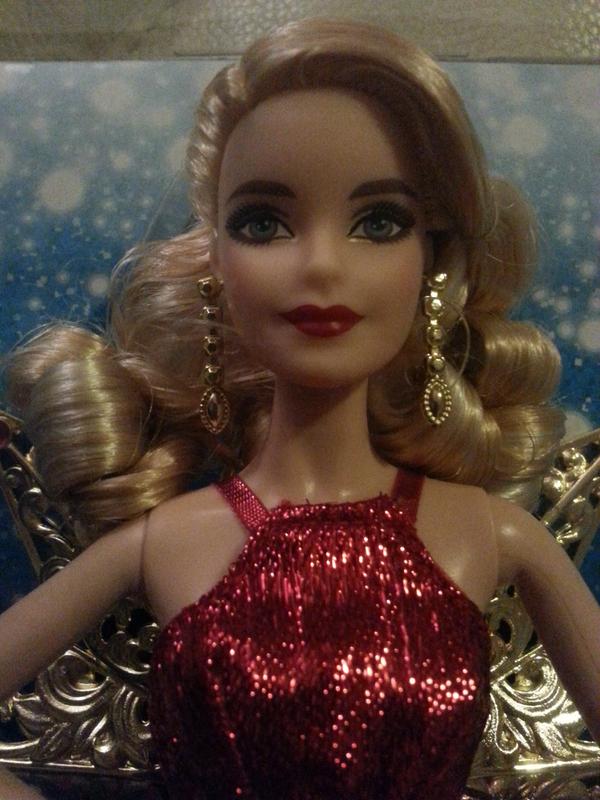 Barbie 2017 Holiday Doll with Gorgeous Eyes