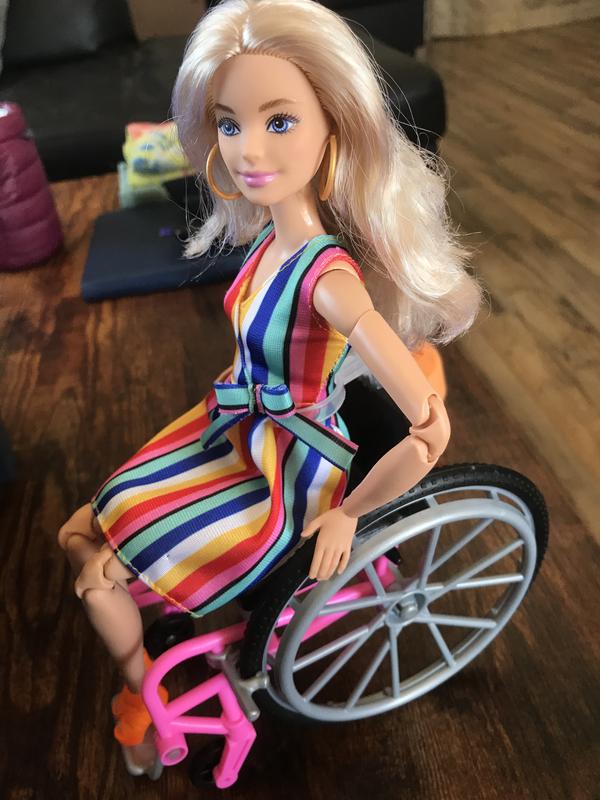 Barbie Fashionistas Doll Wheelchair Tropical Romper Orange Shoes Sep.26 20 for sale online 