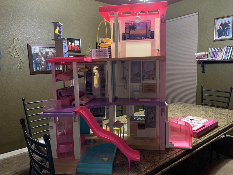  Barbie DreamHouse Dollhouse with 75+ Accessories and Wheelchair  Accessible Elevator, 10 Play Areas, 3 Custom Light Settings & Music (  Exclusive) : Toys & Games